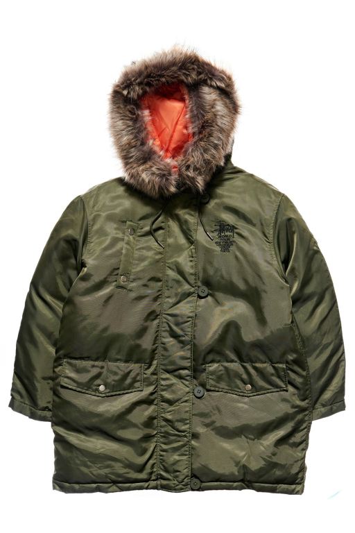 Stussy Womens Ryerson Military Jackets Green - OAQMC4710